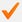 orange tick icon with white background